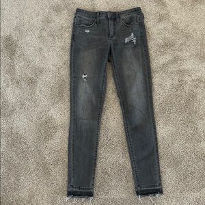 Universal Thread Gray Ripped Jeans